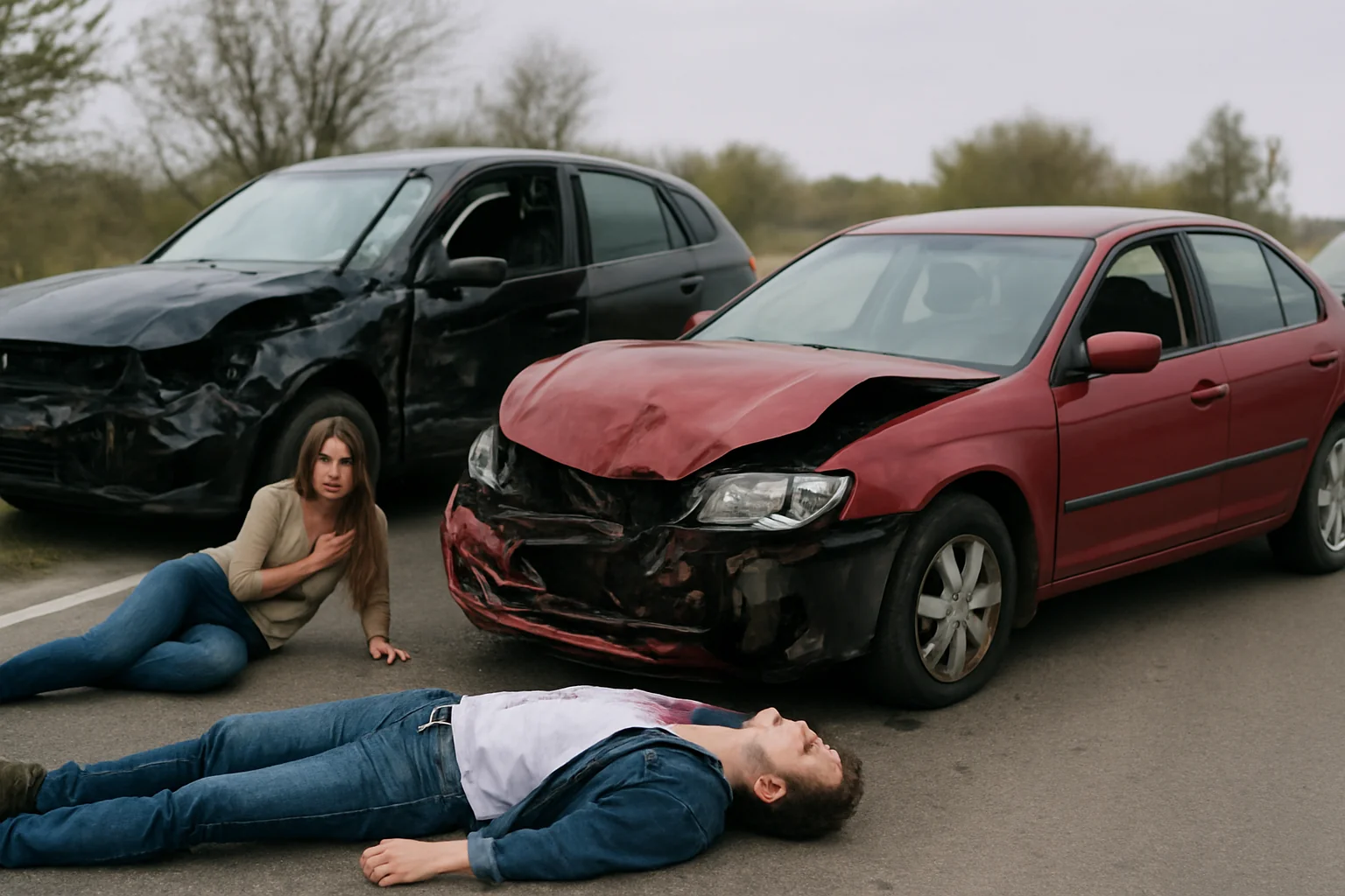 Accident rutier pe DJ 222 Tulcea: Doi răniți