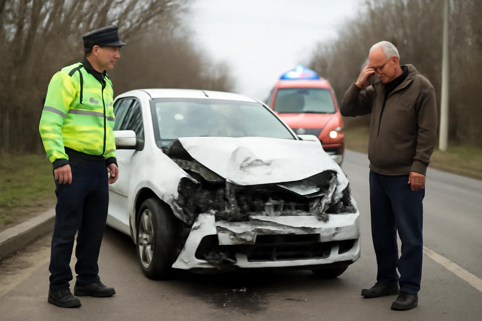Accident rutier pe strada Păcii din Tulcea: șofer de 74 de ani depistat băut la volan
