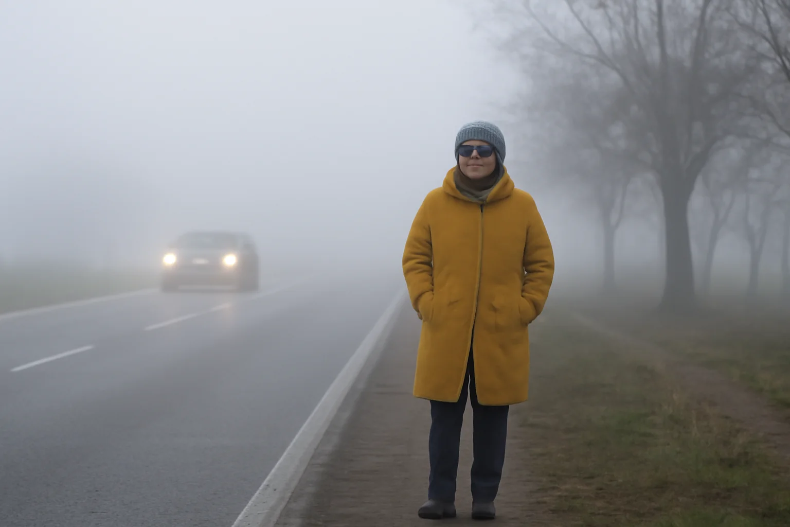 Avertizare de ceață densă la Tulcea: cod galben emis pentru dimineața de 25 ianuarie