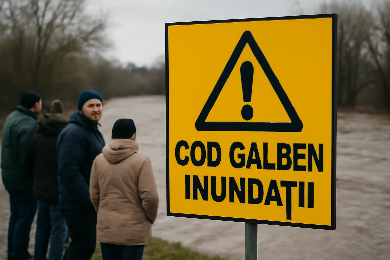 Avertizare hidrologică de cod galben pentru râuri din Tulcea și alte județe, valabilă până pe 18 februarie