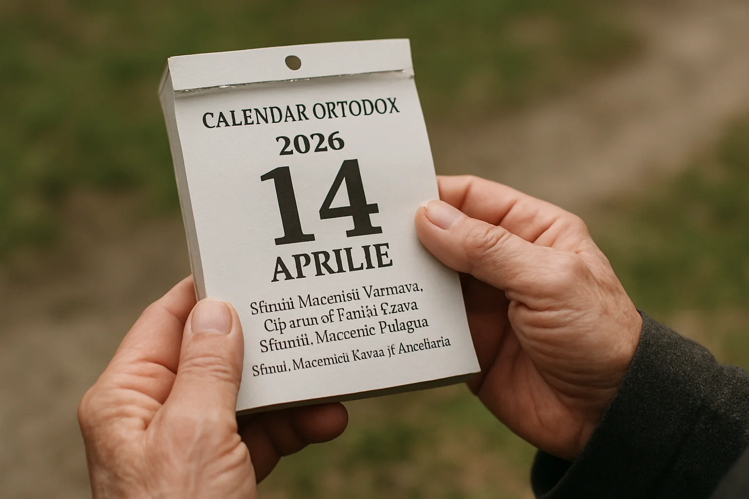 Calendar ortodox – 2026-04-14