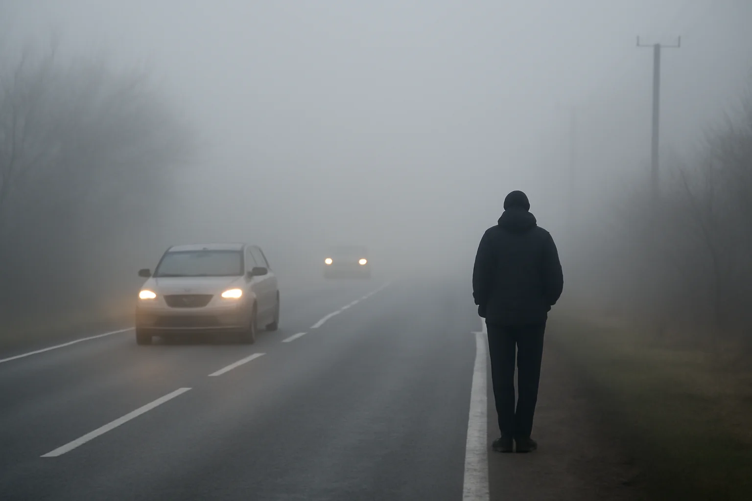 Ceață densă la Tulcea pe 23 ianuarie: trafic rutier îngreunat în mai multe zone ale județului