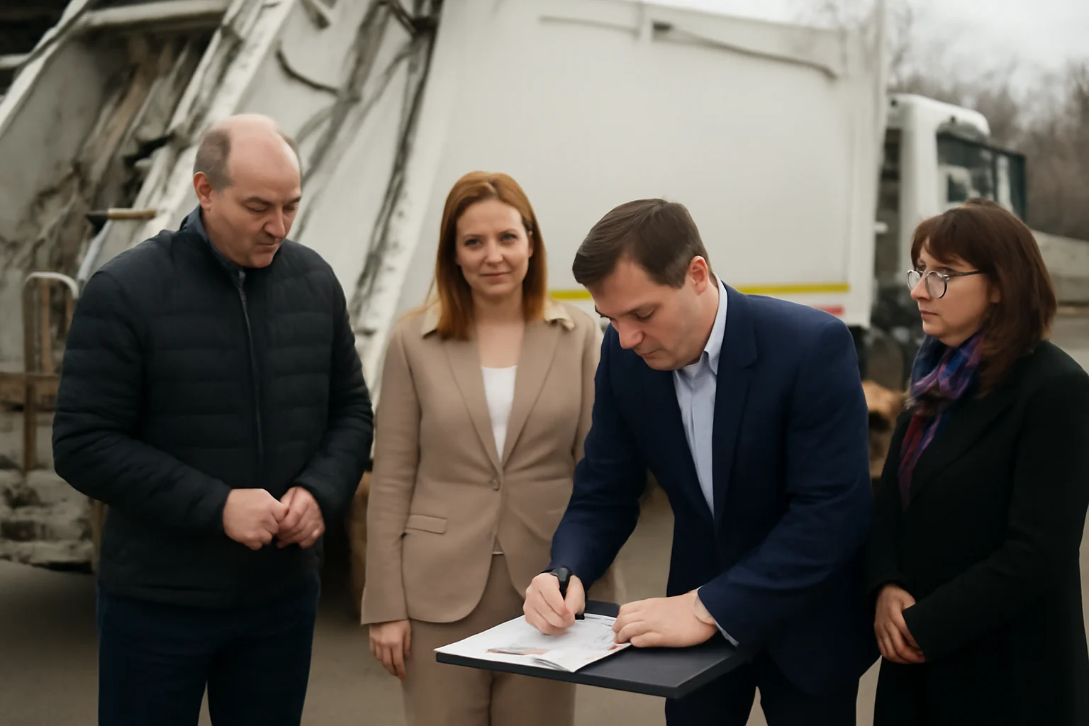 Contract pentru autogunoieră de 789.000 lei semnat la Tulcea după licitație contestată
