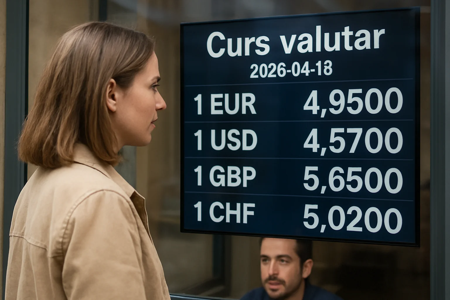 Curs valutar azi (BNR) – 2026-04-18