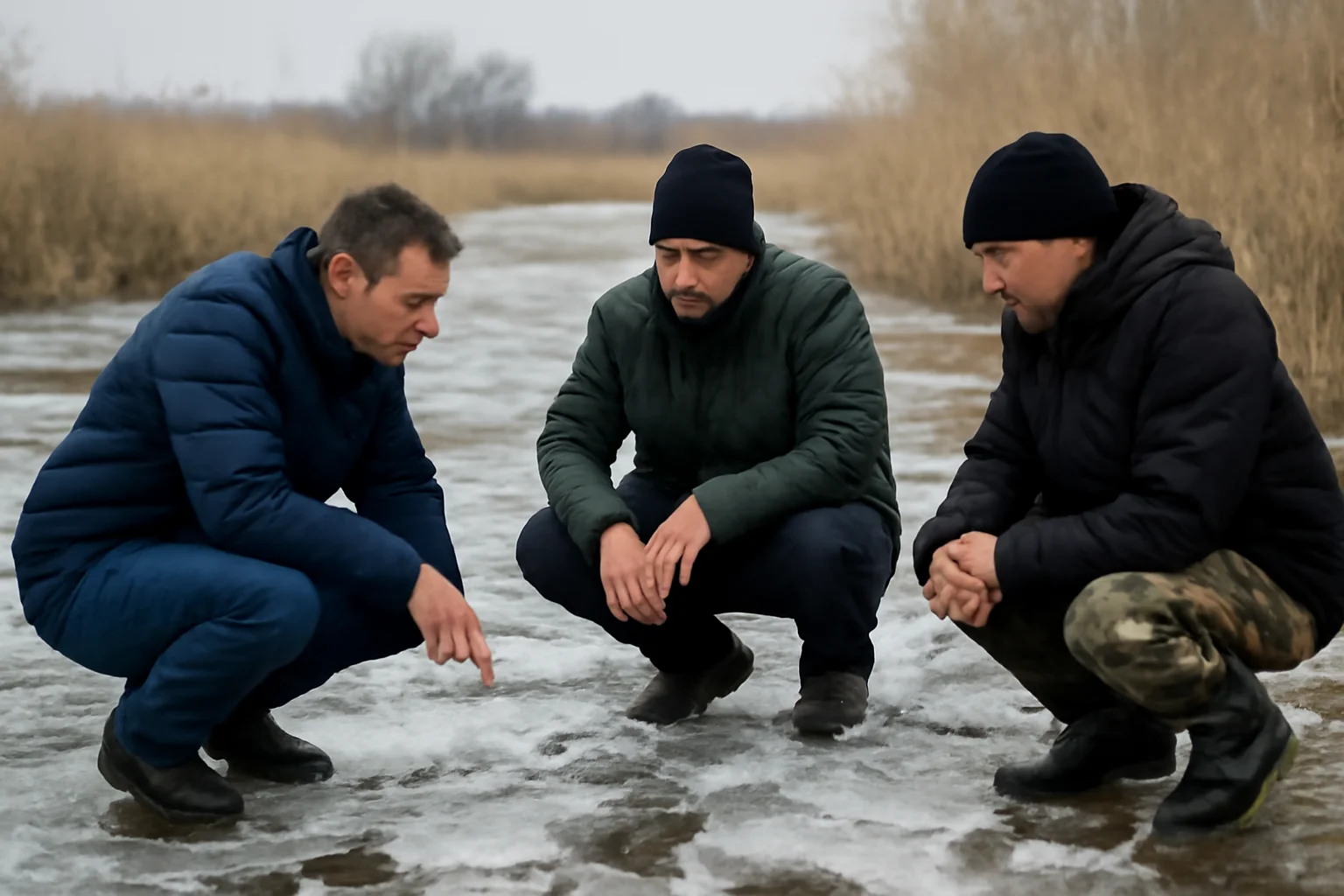 Gheața din Delta Dunării, barieră naturală pentru știucă: evaluare la Tulcea