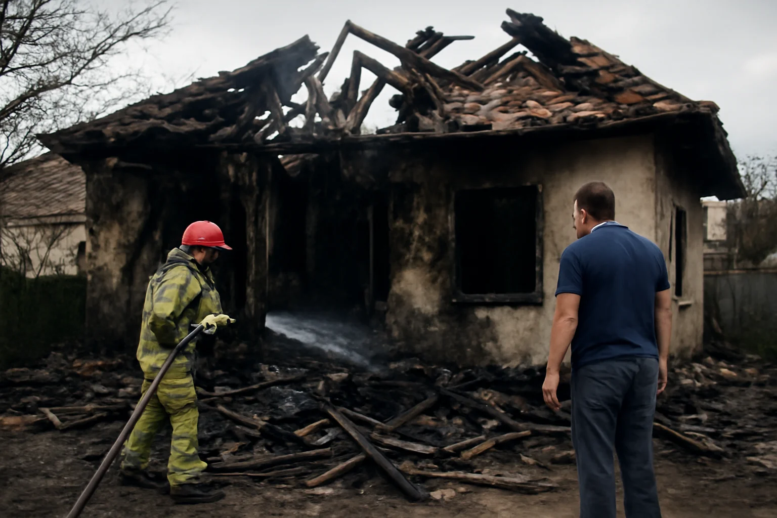 Locuință mistuită de flăcări la Tulcea în seara de 29 decembrie. Proprietarul a fost găsit decedat