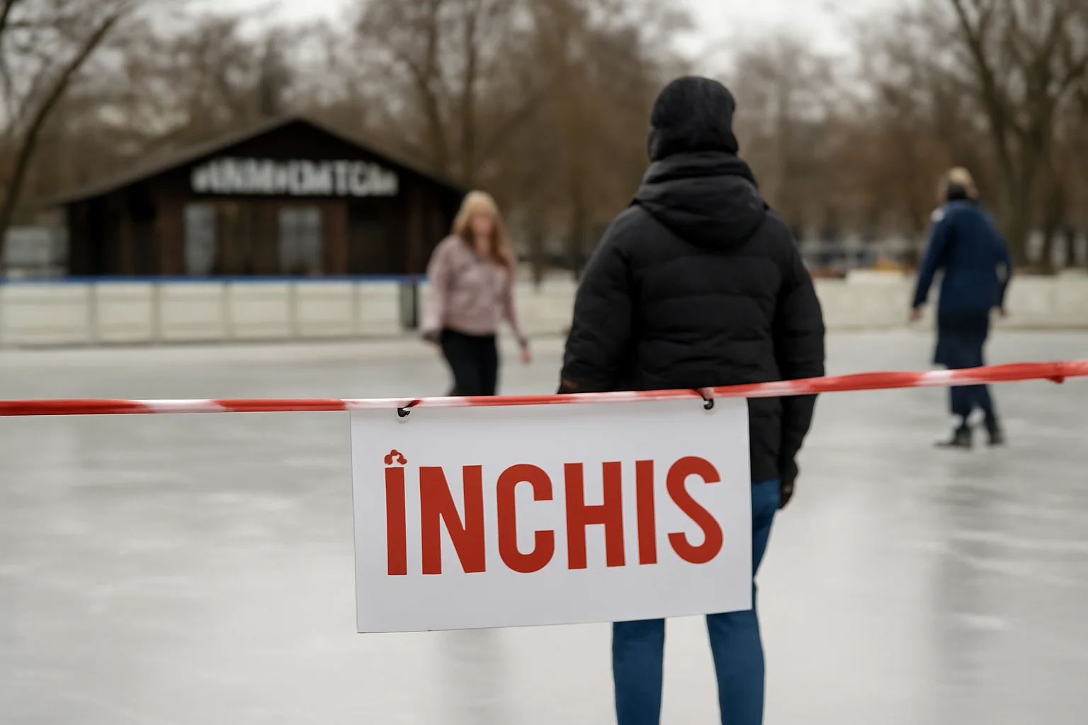 „Patinoarul Razim” din județul Tulcea, închis după câteva zile de gheață