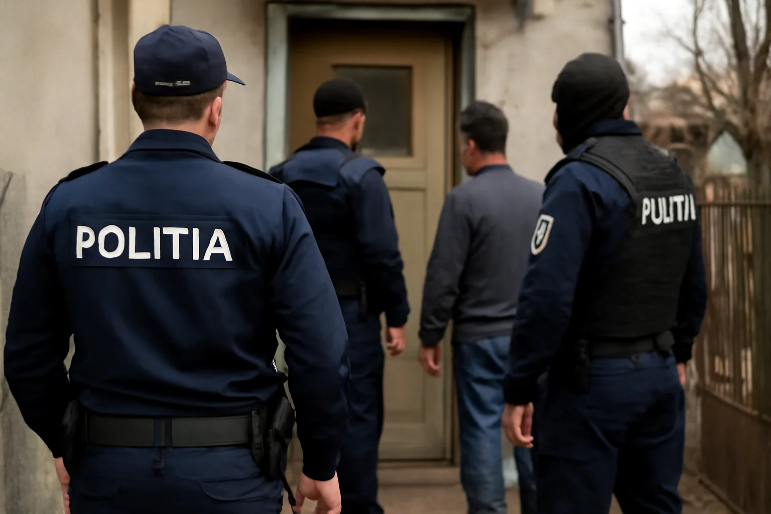 Percheziție la domiciliul unui bărbat din Sulina, în cadrul unei acțiuni a polițiștilor din Tulcea