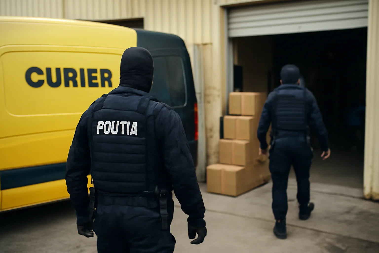Percheziții la Tulcea la firme de curierat și la domiciliile a doi bărbați, după descoperirea a sute de kilograme de articole pirotehnice