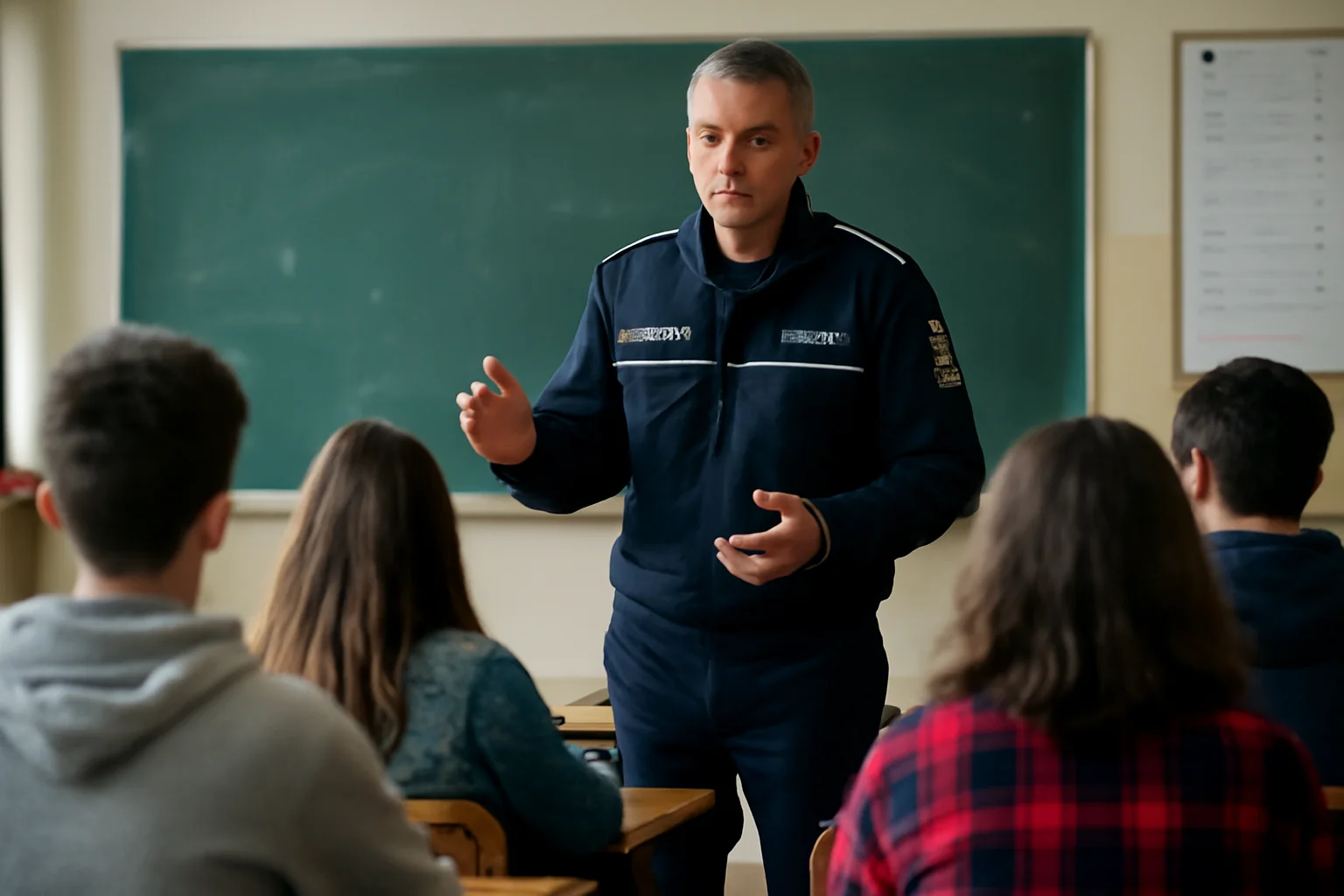 Polițiștii din Tulcea au discutat cu elevii despre violență și droguri într-o acțiune preventivă în școli
