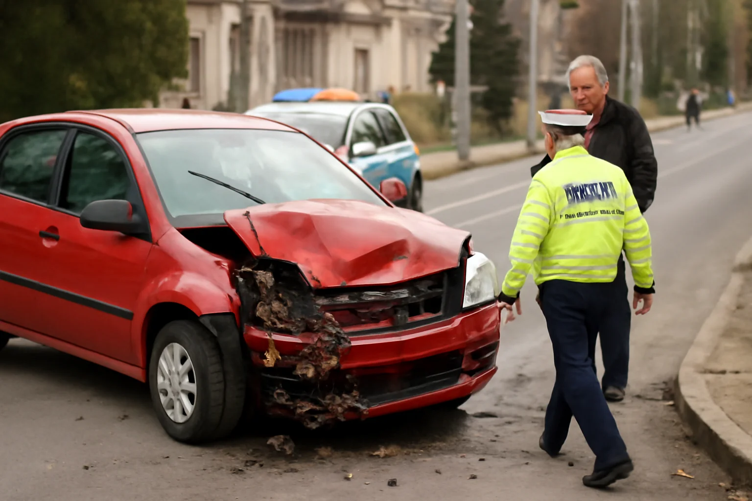 Șofer de 74 de ani, depistat băut după un accident rutier în municipiul Tulcea