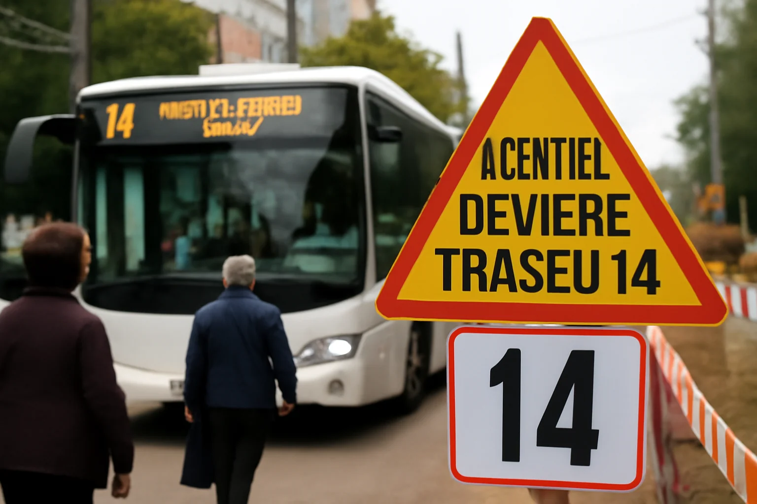STP anunță deviere traseu 14 – atenție, călători!