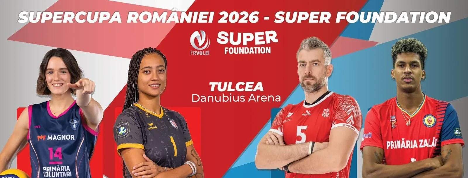Supercupa de volei se joacă azi la Tulcea, cu intrare liberă
